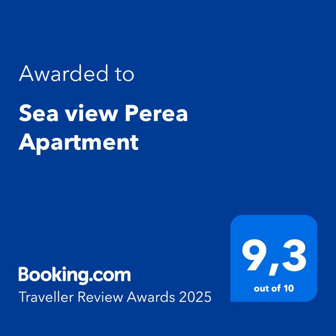 Sea View Perea Apartment Peraía Zewnętrze zdjęcie